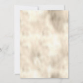 エッフェルタワーティアラ金ゴールドライトスウィート16 招待状 (裏面)