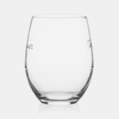 エッフェルタワーデザインステムレスワイングラス ステムなしワイングラス (左)