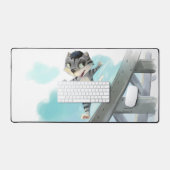 エッフェルタワーデスクマット デスクマット (キーボード&マウス)