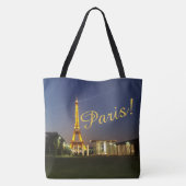 エッフェルタワートートバッグ トートバッグ (裏面)