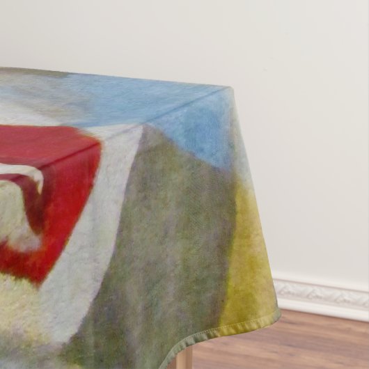 エッフェルタワードローネー抽象芸術キュビスト絵画ズ テーブルクロス (インサイチュ)