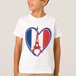 エッフェルタワーハート Tシャツ