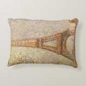 エッフェルタワーバイジョージズシュラットヴィンテージファインアート アクセントクッション (裏面)