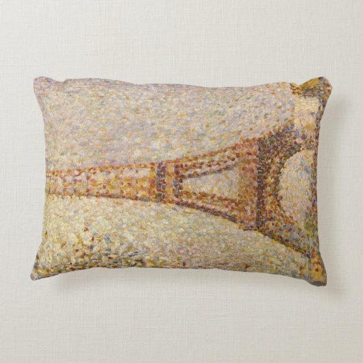 エッフェルタワーバイジョージズシュラットヴィンテージファインアート アクセントクッション (裏面)