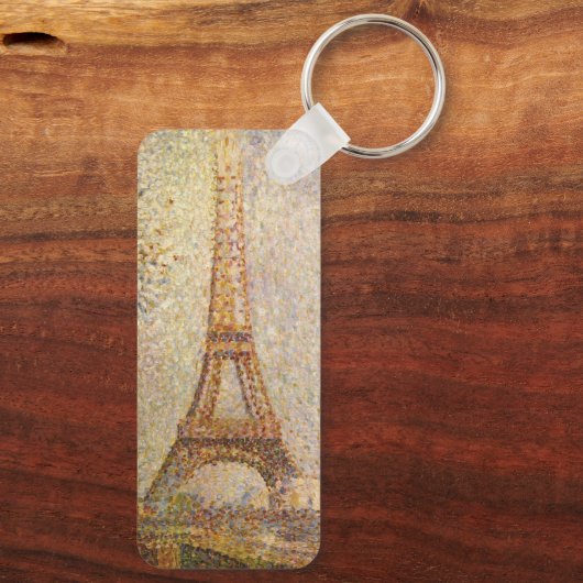 エッフェルタワーバイジョージズシュラットヴィンテージファインアート キーホルダー (裏面)