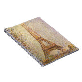 エッフェルタワーバイジョージズシュラットヴィンテージファインアート ノートブック (右側)