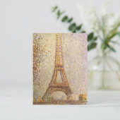 エッフェルタワーバイジョージズシュラットヴィンテージファインアート ポストカード (スタンド正面)