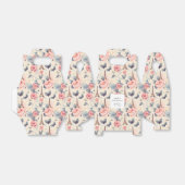 エッフェルタワーバタフライとバラパターン誕生日 フェイバーボックス (折り畳みなし)