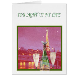 エッフェルタワーバレンタイン私の人生をライトアップ