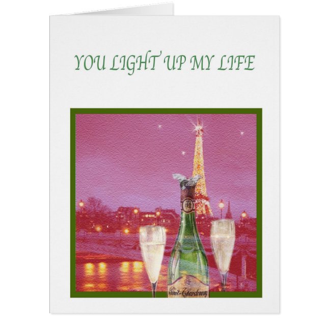 エッフェルタワーバレンタイン私の人生をライトアップ (正面)