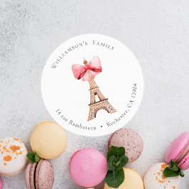 エッフェルタワーパリアドレス ラウンドシール