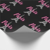 エッフェルタワーパリギフトラッピング紙 ラッピングペーパー (角)