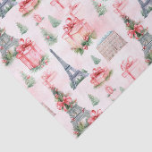 エッフェルタワーパリシックフランスのピンククリスマス 薄葉紙 (詳細)