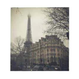 エッフェルタワーパリシティ建物建築 ノートパッド