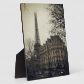 エッフェルタワーパリシティ建物建築 フォトプラーク (側面)