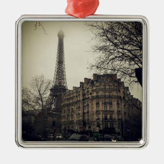 エッフェルタワーパリシティ建物建築 メタルオーナメント (正面)