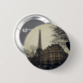 エッフェルタワーパリシティ建物建築 缶バッジ (正面&裏面)