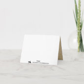 エッフェルタワーパリジャンサンキュー サンキューカード (裏面)