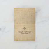 エッフェルタワーパリジャンサンキュー サンキューカード (内部)