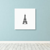 エッフェルタワーパリジャン探検家 キャンバスプリント (インサイチュ (ウッドフロア))