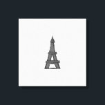 エッフェルタワーパリジャン探検家 キャンバスプリント<br><div class="desc">悪名高いエッフェルタワーを若々しく描写。</div>