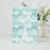 エッフェルタワーパリスパークリスターティファニーダイヤモンド 招待状 (スタンド正面)