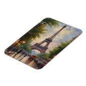 エッフェルタワーパリトラベルヴィンテージレトロアート マグネット (左側)