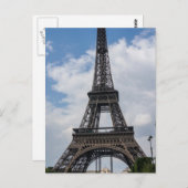 エッフェルタワーパリトラベル ポストカード (正面/裏面)