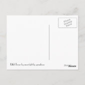 エッフェルタワーパリバイムーンライト ポストカード (裏面)