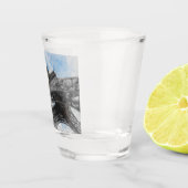 エッフェルタワーパリフランスショットグラス – ヴィンテージ ショットグラス (右)