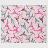 エッフェルタワーパリフランスデザイン ラッピングペーパー (フラット)