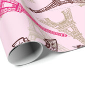 エッフェルタワーパリフランスデザイン ラッピングペーパー (ロールコーナー)