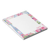 エッフェルタワーパリフランスフローラ ノートパッド (アングル)