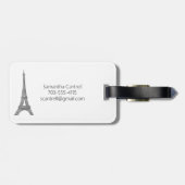 エッフェルタワーパリフランスモノグラム ラゲッジタグ (裏面横)