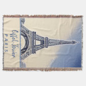 エッフェルタワーパリフランスランドマーク スローブランケット (正面)