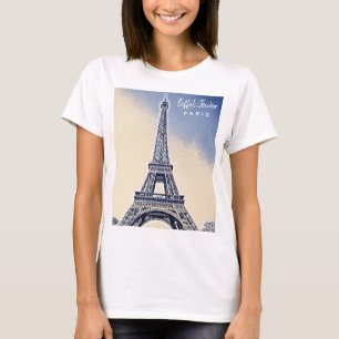 エッフェルタワーパリフランスランドマーク Tシャツ