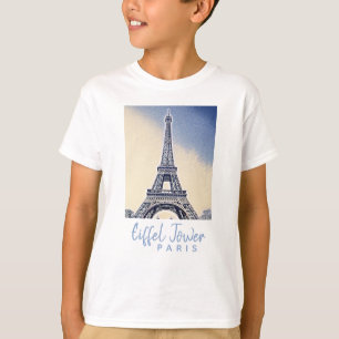 エッフェルタワーパリフランスランドマーク Tシャツ