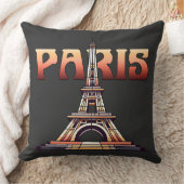 エッフェルタワーパリフランス クッション (ブランケット)