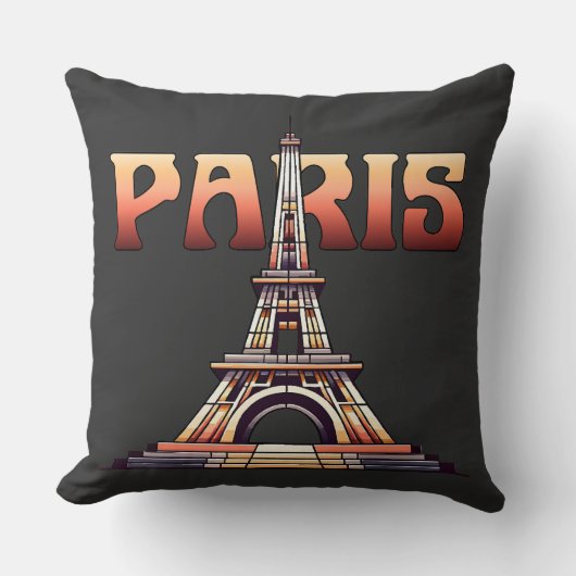 エッフェルタワーパリフランス クッション (正面)