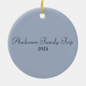 エッフェルタワーパリフランス セラミックオーナメント (裏面)