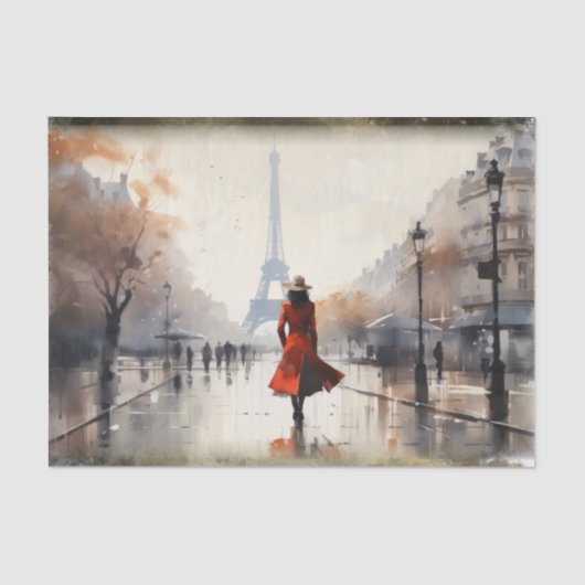 エッフェルタワーパリフランス 薄葉紙 (正面)