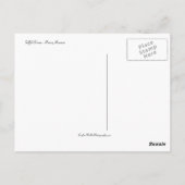 エッフェルタワーパリフランスb/wはがき ポストカード (裏面)