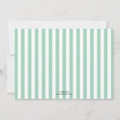 エッフェルタワーパリブライダルシャワー 招待状 (裏面)