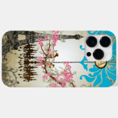 エッフェルタワーパリモノグラムヴィンテージラブバード Case-Mate iPhoneケース (裏面 (横))