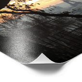 エッフェルタワーパリモンマルトルサンセット –  フォトプリント            (角)