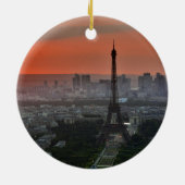 エッフェルタワーパリヨーロッパ セラミックオーナメント (裏面)