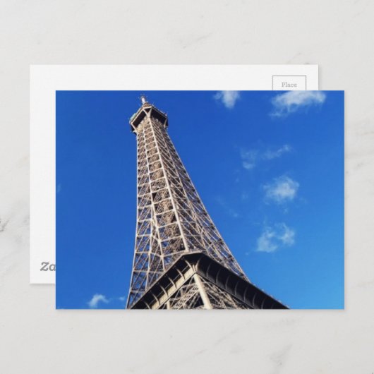 エッフェルタワーパリヨーロッパ ポストカード (正面/裏面)
