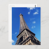 エッフェルタワーパリヨーロッパ ポストカード (正面/裏面)