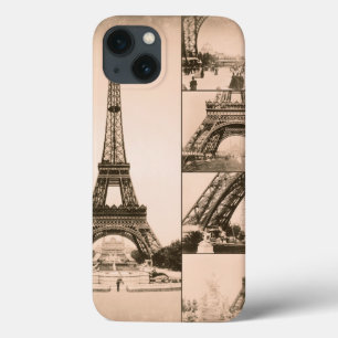 エッフェルタワーパリヴィンテージコラージュ iPhone 13ケース
