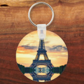 エッフェルタワーパリ夕べヨーロッパトラベル キーホルダー (正面)